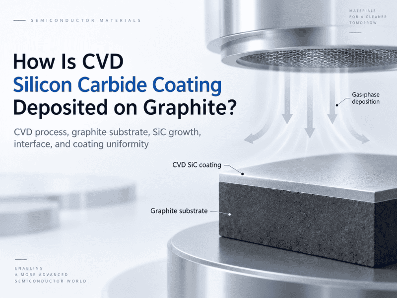 پوشش سیلیکون کاربید CVD چگونه بر روی گرافیت رسوب می کند؟
